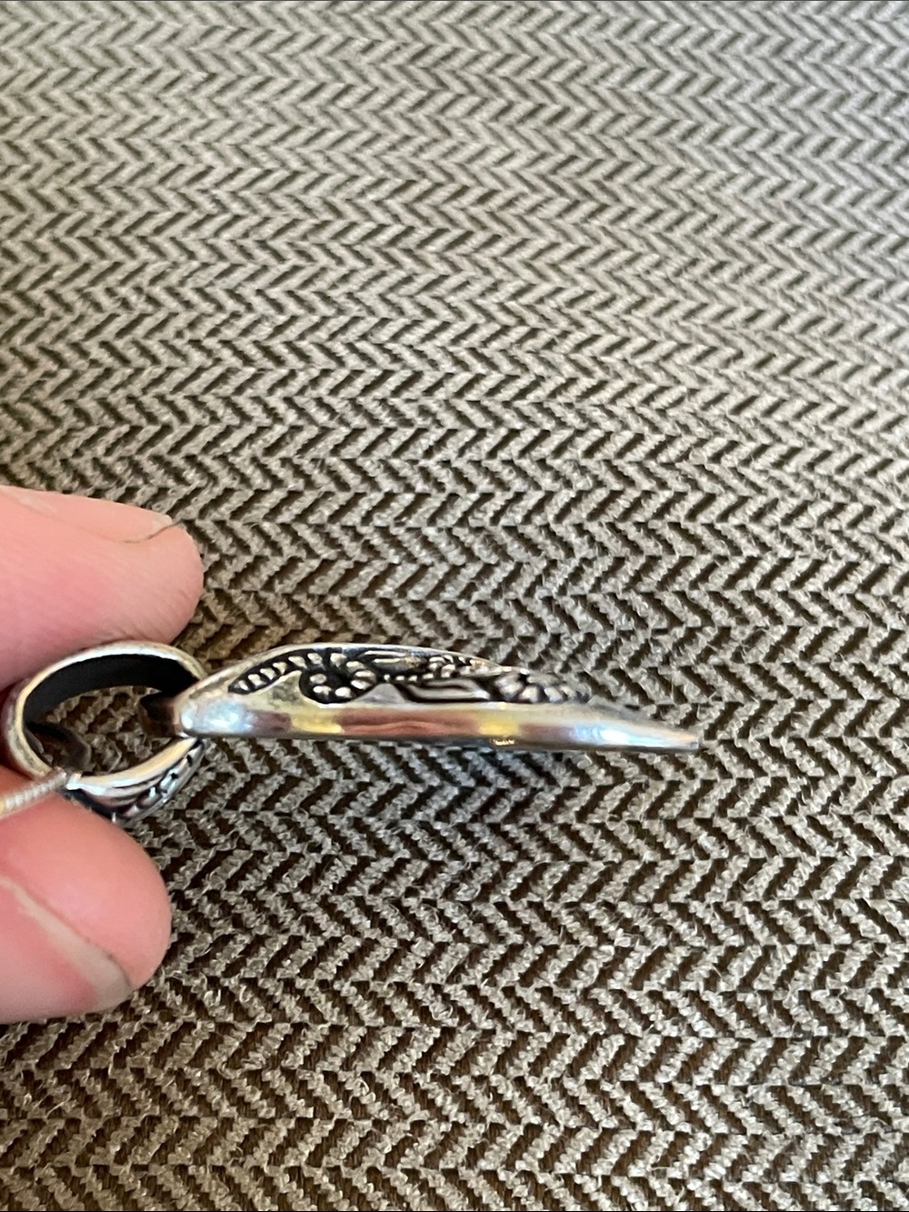 Sterling Silver Mermaid Tail Necklace - Picture 9 of 10
